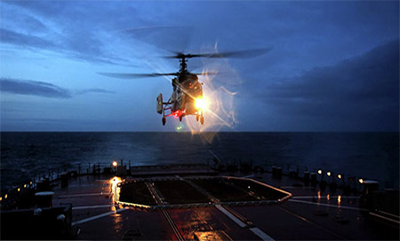 Armada rusa recibe el primer helicóptero Ka-27M